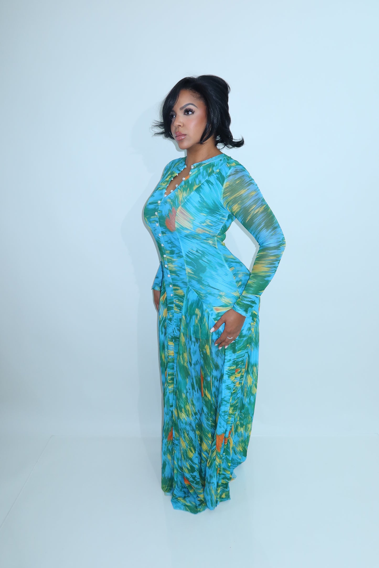 Tropical Mirage Maxi Dress